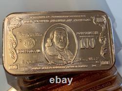 $1 Eagle, $2 GW, $5 Chief, $10 Bison, & $100 BF bars, 100 copper bars-REEDERSONG