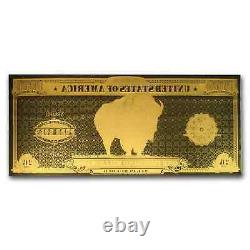 1 gram Gold Aurum Note One Thousand Milligrams (Bison, 24K) SKU#173163