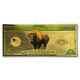 1 gram Gold Bison Aurum Note (Buffalo, 24K) Similar to Goldback 1 5 10 25 50