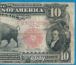 $10. 1901 Fr. 122 Bison Legal Tender Red Seal United States Note