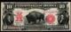 $10 1901 Legal Tender, Fr. 121m BISON Mule Lewis + Clark Great Look! Very Fine