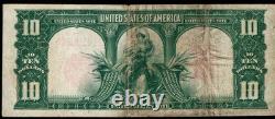 $10 1901 Legal Tender, Fr. 121m BISON Mule Lewis + Clark Great Look! Very Fine
