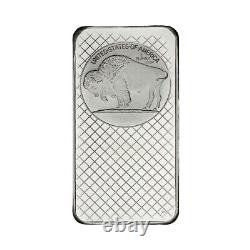 10 Ounce Silvertowne Mint. 999 Silver Buffalo Bar