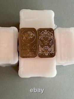 (100) Bison 1 Oz Copper Bars Ignots Loon Trading