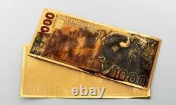 1000 mg North American Bison Aurum Gold Bill 1 gram Gold Aurum Note