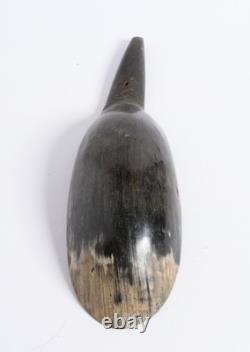 11.5 Vintage Sioux Bison, Buffalo Horn spoon, ladle mid 1900s. Native American