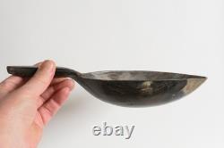 11.5 Vintage Sioux Bison, Buffalo Horn spoon, ladle mid 1900s. Native American