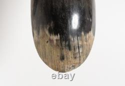 11.5 Vintage Sioux Bison, Buffalo Horn spoon, ladle mid 1900s. Native American