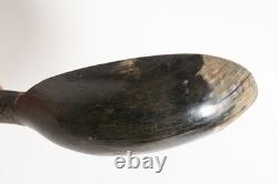 11.5 Vintage Sioux Bison, Buffalo Horn spoon, ladle mid 1900s. Native American