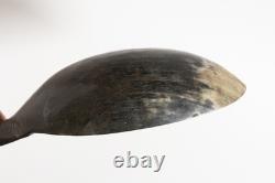 11.5 Vintage Sioux Bison, Buffalo Horn spoon, ladle mid 1900s. Native American