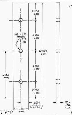 12.5 long new Scotchman 4014C Ironworker shear blades