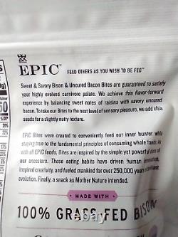 (16) EPIC Bison Uncured Bacon & (32) Sriracha Chicken/$2.85 per pouch