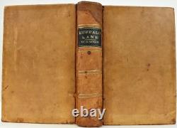 1872 BUFFALO LAND WEBB Railroad Indians Bison Sportsmen Sarcastic Humor VG 1st