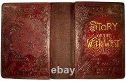 1888 BUFFALO BILL Wild West Show INDIAN WAR Custer CROCKETT Carson BOONE Antique