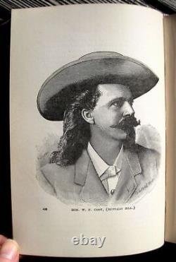 1888 BUFFALO BILL Wild West Show INDIAN WAR Custer CROCKETT Carson BOONE Antique