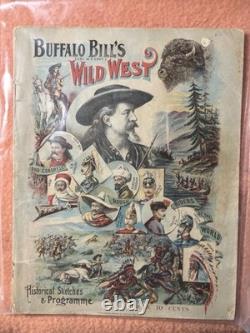 1895 Buffalo Bill's Wild West Show Historical Sketches & Program Programme