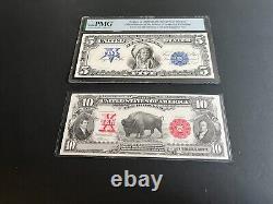 1899 $5 Chief & 1901 $10 Bison Proof Set BEP PMG