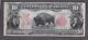 1901 $10 Antique Beautiful Vf'bison' Legal Tender U. S. Note
