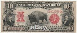 1901 $10 Bison Large United States Note Free S/H After 1st Item