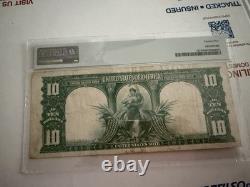 1901 $10 Bison Legal Tender Fr#122 Pmg Very Fine 25
