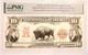1901 $10 Bison Legal Tender Note BEP Official Reprint PMG Specimen. Free Ship