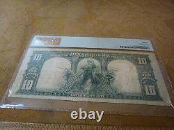 1901 $10 Bison United States Large Note FR-122 (Speelman/White) VF20 PMG Graded