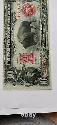 1901 $10 Legal Tender Bison Note Fr#117