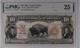 1901 $10 Legal Tender Bison Note Fr. 122 PMG VF25 Red Seal