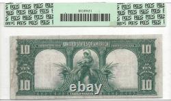1901 $10 Legal Tender Bison Note PCGS 30 VF Perfect Paper Quality
