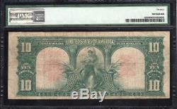 1901 $10 Legal Tender Note BISON PMG 20 Fr 122 E46256563