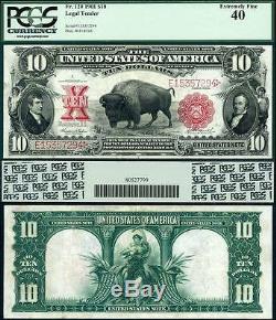 1901 $10 Legal Tender Note Bison or Buffalo FR-120 PCGS Graded
