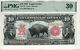 1901 $10 Legal Tender Red Seal Bison Fr. 114 Lyons / Roberts Pmg Very Fine 30