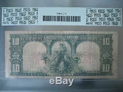 1901 $10 Ten Dollar Bill Note Currency Cash Legal Tender PCGS Fine 15 Bison