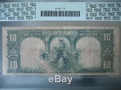 1901 $10 Ten Dollar Bill Note Currency Cash Legal Tender PCGS Fine 15 Bison