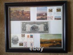 1901 $10 Ten Dollar Large-size Banknote (nickname Of Bison), Vf+/vf++, A Gift Set