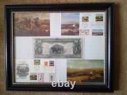 1901 $10 Ten Dollar Large-size Banknote (nickname Of Bison), Vf+/vf++, A Gift Set