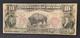 1901 $10 Ten Dollars BISON Legal Tender Note