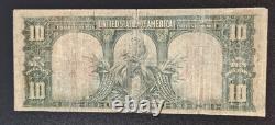 1901 $10 Ten Dollars BISON Legal Tender Note