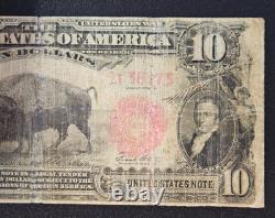 1901 $10 Ten Dollars BISON Legal Tender Note