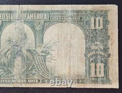 1901 $10 Ten Dollars BISON Legal Tender Note