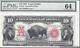 1901 $10 Ten Dollars BISON Legal Tender Note. UNC! PMG 64 fr-122 (#100981)