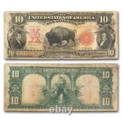 1901 $10 U. S. Note Lewis & Clark/Bison Fine (Fr#117)