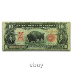1901 $10 U. S. Note Lewis & Clark/Bison VF (Fr#116)