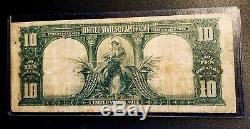 1901 Large Size Note -Bison Bill $10.00 EF Condition