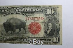 1901 Ten Dollar $10 Bison Legal Tender United States Note E27297883