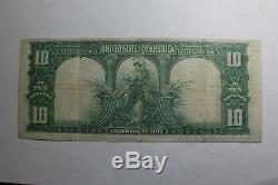 1901 Ten Dollar $10 Bison Legal Tender United States Note E60586698