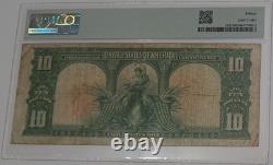 1901 USA $10 Ten Dollars BISON Legal Tender SN# E57655381 PMG 15! NO COMMENTS