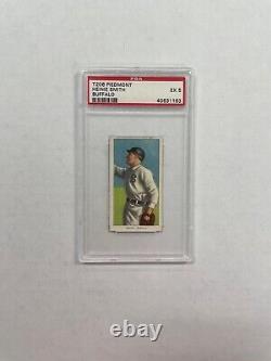 1909-11 T206 Piedmont Heinie Smith PSA EX 5 Buffalo Bisons