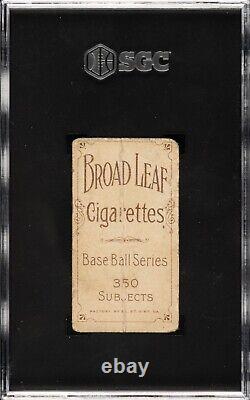 1910 T206 BROAD LEAF Billy Nattress SGC Buffalo Bisons Eastern League RARE