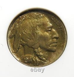 1914-D Buffalo nickel NGC MS 62 deep tone key date in old fatty holder